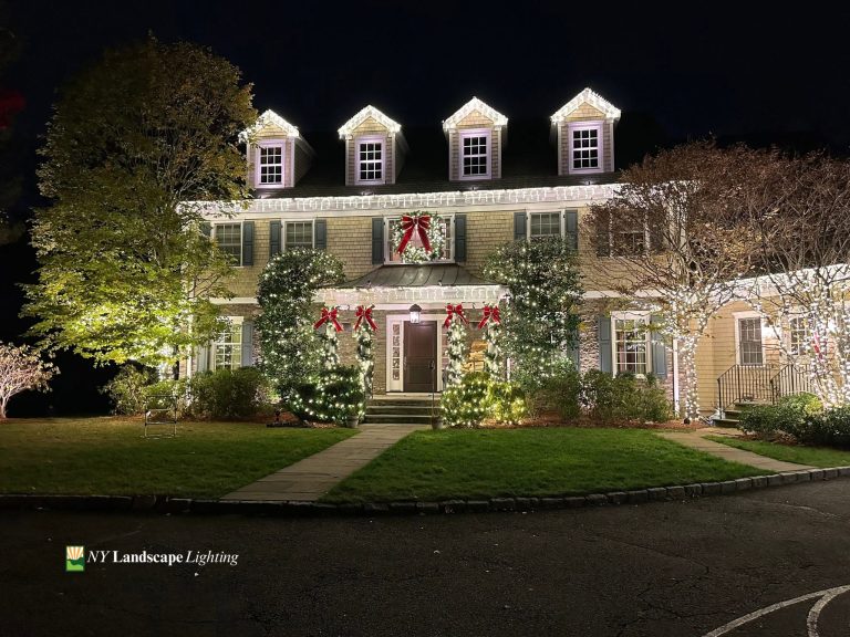 Classic Holiday Light Installation for Westchester Home