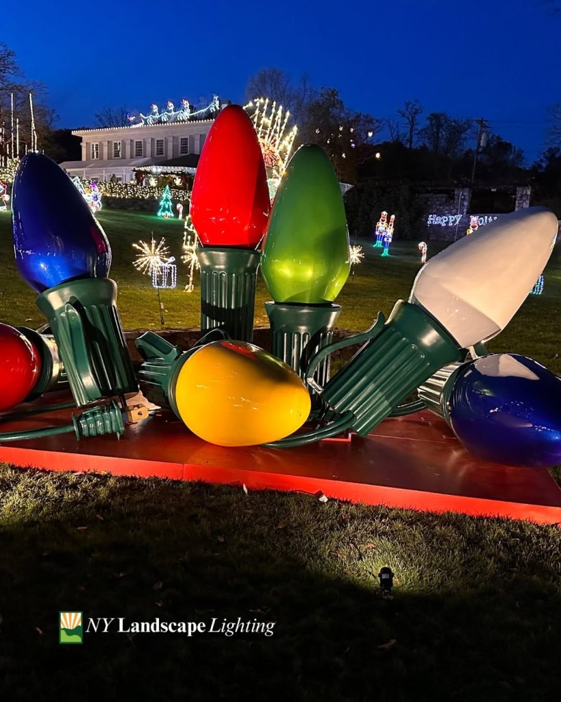 new canaan holiday lighting decor installation
